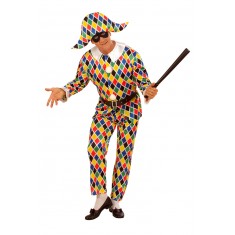 Deguisement carnaval - costume Arlequin Adulte