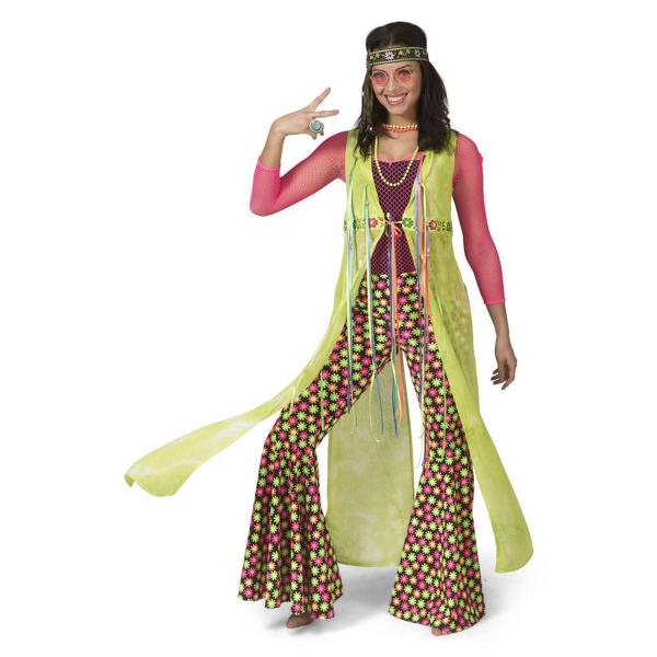 Gilet Vert Hippie : Femme - RDF-508578