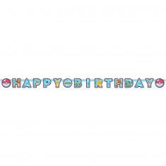 Guirlande Pokémon : Happy Birthday