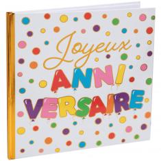 Livre d'or Anniversaire ballon