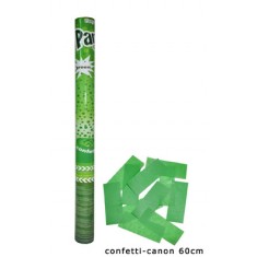 Canon à confettis vert - grand modèle