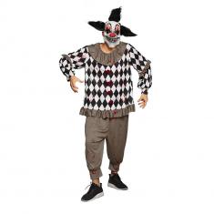 Costume clown effrayant - Homme