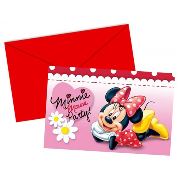 Invitations Minnie© Disney™ x6 - 80565