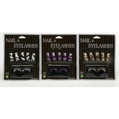 Set Ongles Et Faux Cils