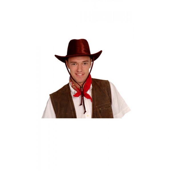 Chapeau western noir vintage Rockmount Ranch Wear laine et daim de cow