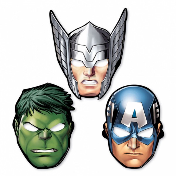 Masque Avengers™ x8 - 360084-55