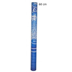 Canon à confettis bleu - grand modèle