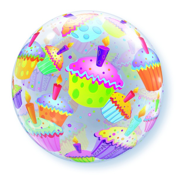 Ballon Cupcake Bubbles - 34407Q