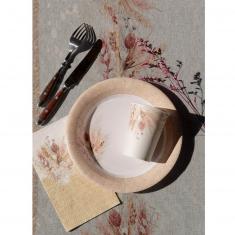 Assiettes en carton Romance x 10