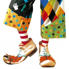Chaussures Géantes De Clown - Adulte