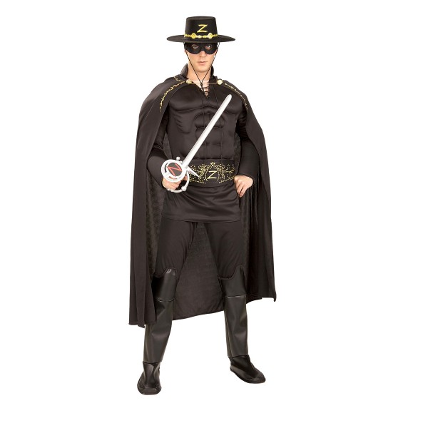 Déguisement Zorro™ Luxe 3D – Adulte - 56165STD-Parent