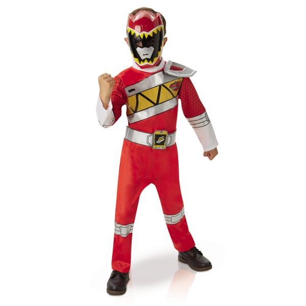 Déguisement Power Ranger Rouge : Dino Charge : 7/8 ans - I-620422L