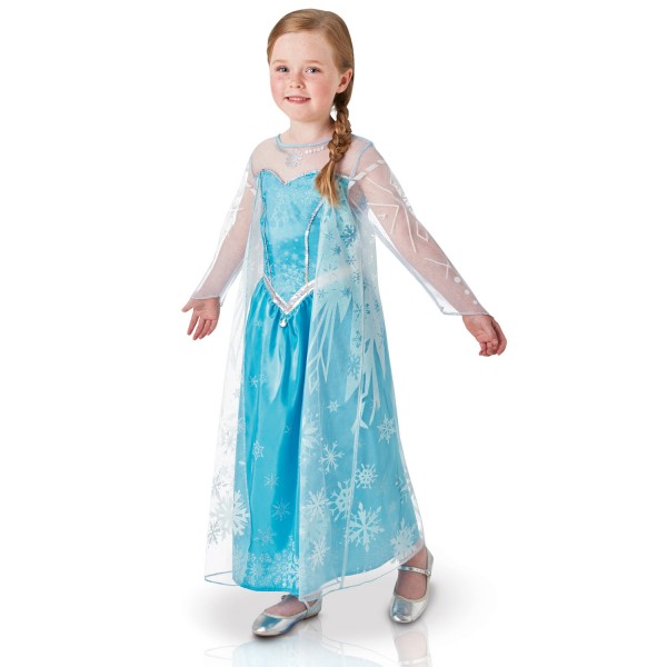Déguisement Luxe Elsa : La Reine des Neiges (Frozen) : 3/4 ans - I-630034S