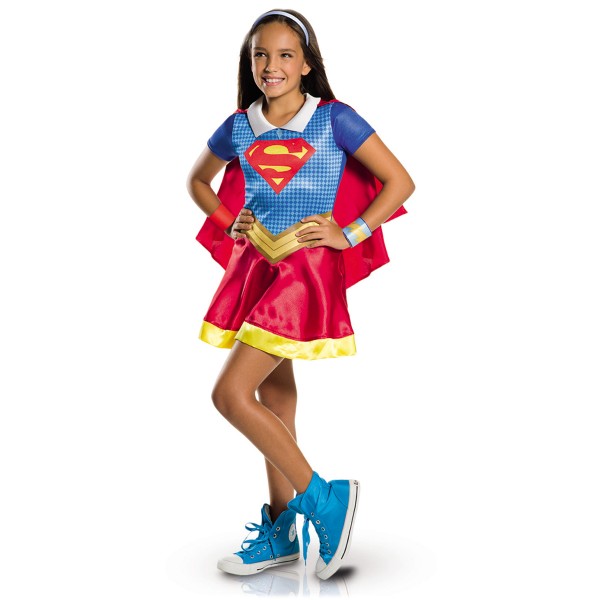 Déguisement Supergirl : DC Super Héros Girls : 8/10 ans - I-620742L
