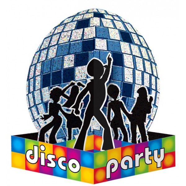 1 Décoration Centre De Table "Disco Party" - 289801