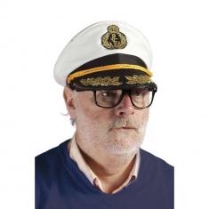 Casquette de capitaine luxe adulte (taille ajustable)