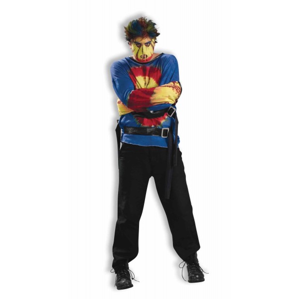 Patrick Bateman Costume Psycho Adulte - Imperméable Transparent + Accessoires - Halloween Combinaison Peinture Jetable