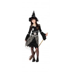 Costume de Jeune Sorcière avec Chapeau 