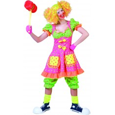 Deguisement Carnaval : Costume Clown Néon