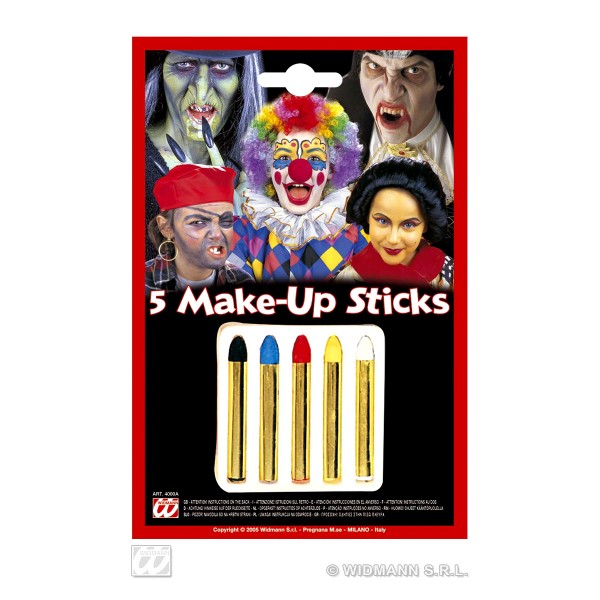5 Crayons De Maquillage - Blister - 4000A