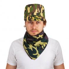 Casquette de militaire adulte (taille ajustable)