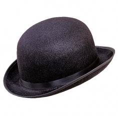 Chapeau Melon Noir Adulte