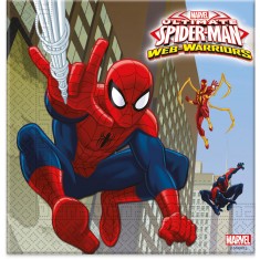 Serviettes Ultimate Spiderman Web Warriors™ x20