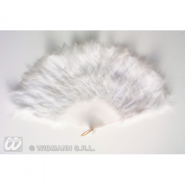 Eventail Plumes Blanches - 4715W