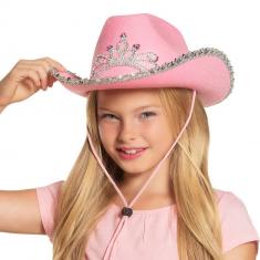 Chapeau Cowgirl Glimmer Rose - Enfant