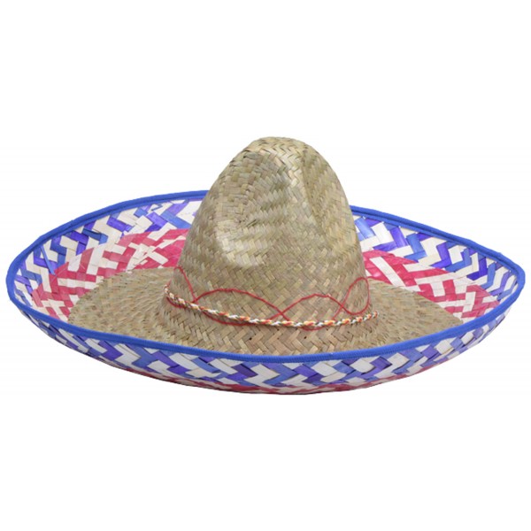Chapeau Sombrero Mexicain Pour Adulte - Bordure En Paille, Idéal Pour Les Fêtes à Thème Et Les Déguisements