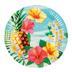 Assiettes En Carton - Paradise x 6