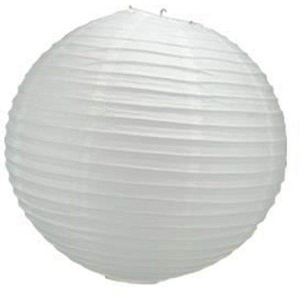 Lanterne Boule Papier Blanc x1 - 1449