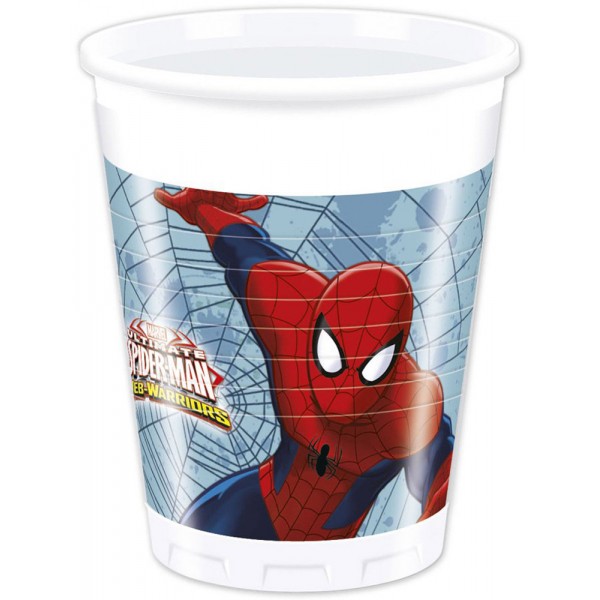 Gobelets Ultimate Spiderman Web Warriors™ x8 - 85153
