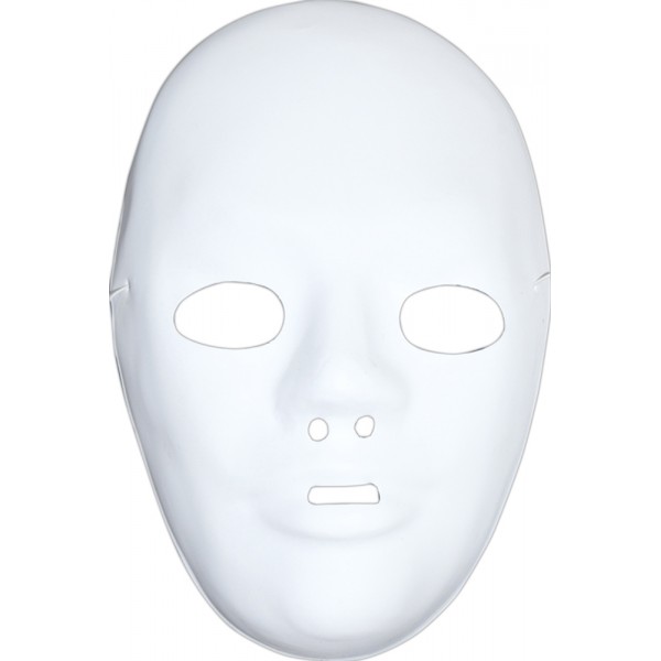 Masque Blanc à Peindre - Adulte - MA0118