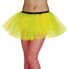 Jupe Tulle Tutu Jaune Fluo