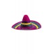 Miniature Sombrero Paille Multicolore