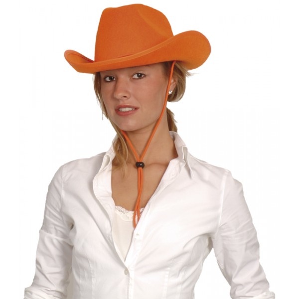 Chapeau Cowboy du Far West Orange - 04073ORA