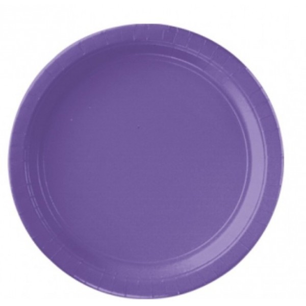 Assiettes Violette x8 - 55015-25