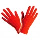 Miniature Paire De Gants Courts Rouge