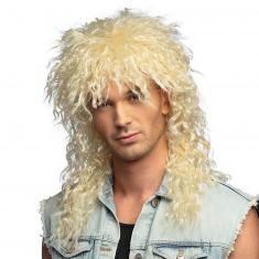 Perruque Rocker Blond - Adulte