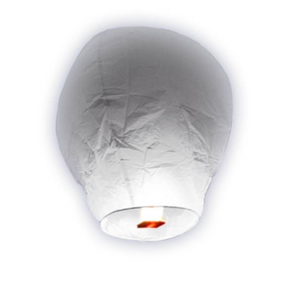 Lanterne Volante Balloon gris - 1557