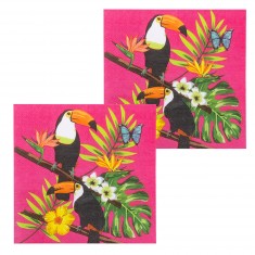 Serviettes en papier - Toucan x 12