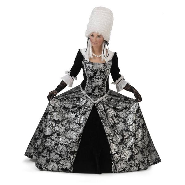 Déguisement Dame Baroque Argentée : Adulte - Parent-510179