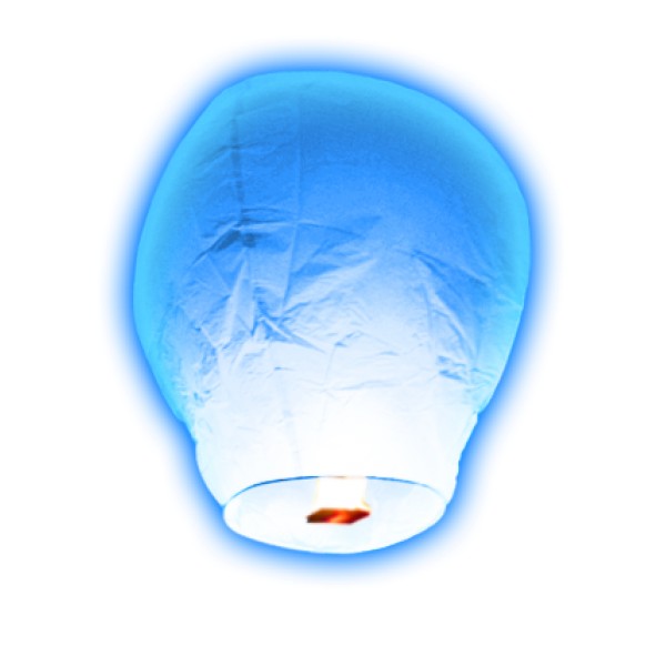 Lanterne Volante Balloon turquoise - 909
