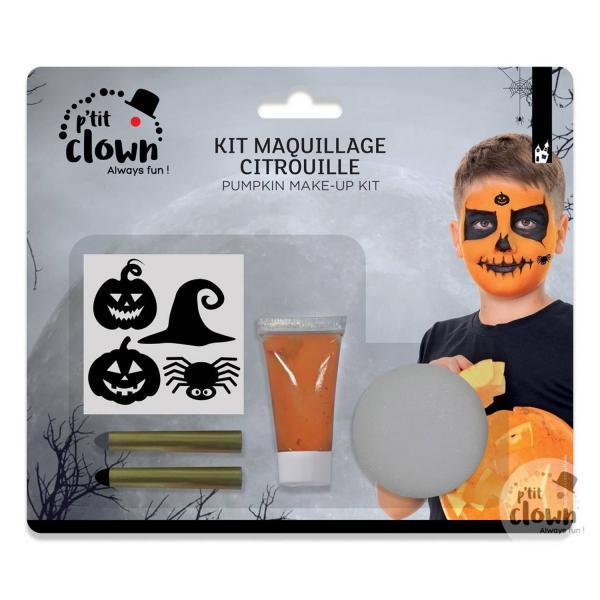 Kit Maquillage avec stickers - Citrouille  - RDLF-23598