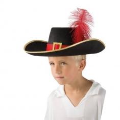 Chapeau feutre mousquetaire enfant