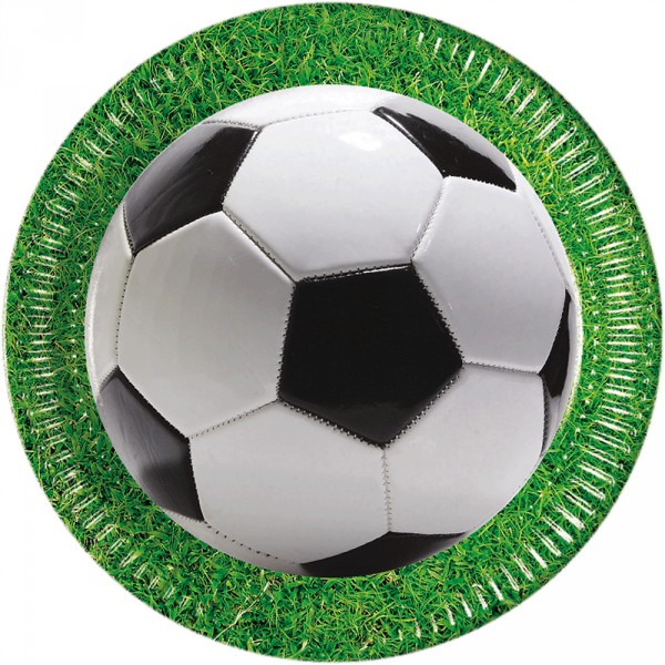 Assiettes Football Party x 8 - 86868-PR