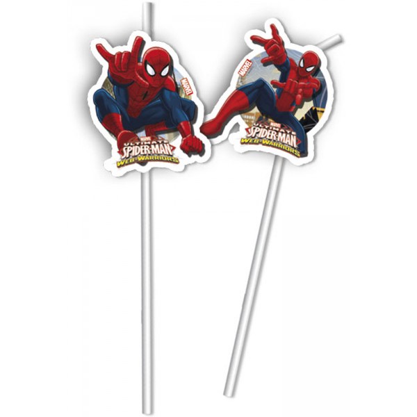 Pailles Ultimate Spiderman Web Warriors™ x6 - 85159