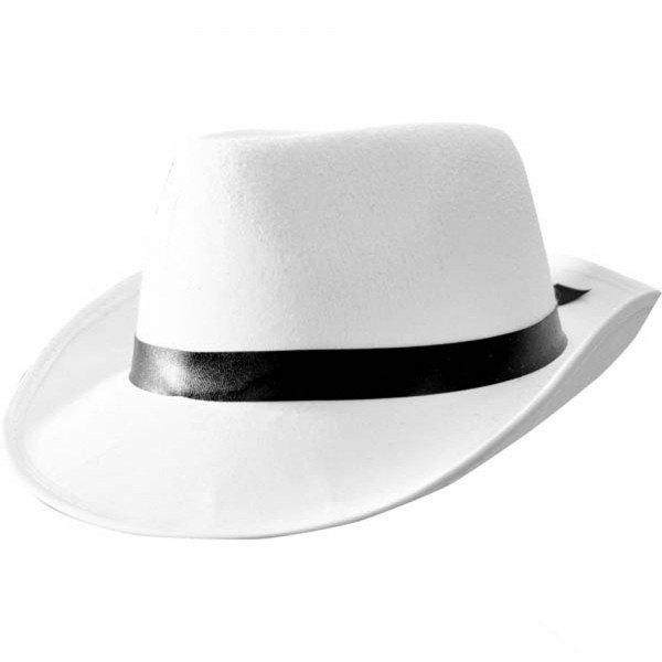 Chapeau Al Capone - Blanc - 140307