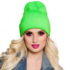 Bonnet Fluo Vert - Adulte